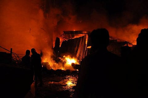 Andhra Pradesh: Seized firecrackers explode in police station, four cops injured