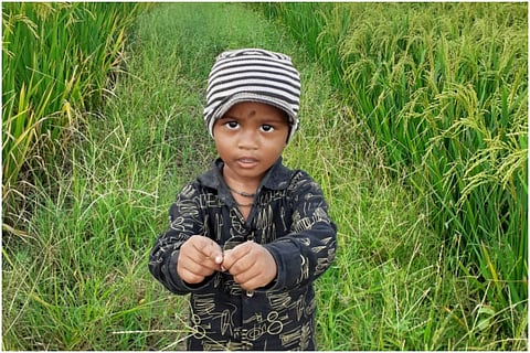 The borewell was uncovered