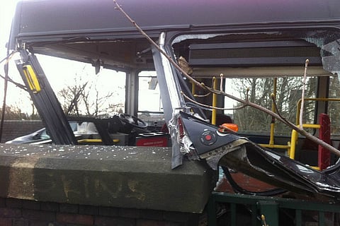 55-year-old woman killed, 30 pilgrims injured as bus falls into valley in AP