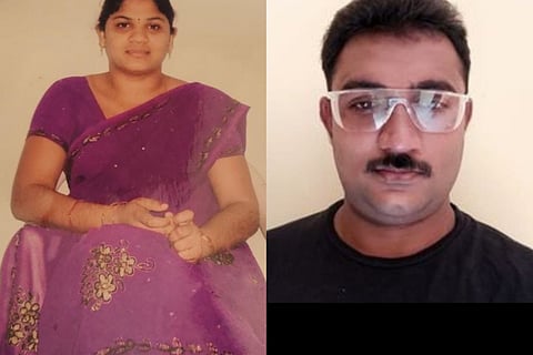 Shobha (left) and Rajkumar (right)