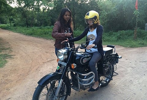 Why should boys have the fun? Learn how to ride a geared bike from this Hyderabadi woman