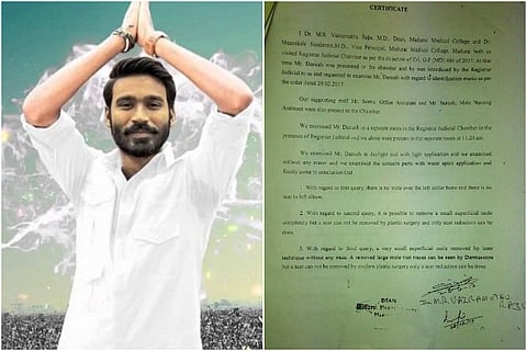 Dhanush medical report is clear, no body marks as claimed by Madurai couple, say doctors