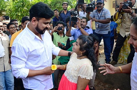 Actor Dileep's day out with an ardent fan - a teenage autistic girl