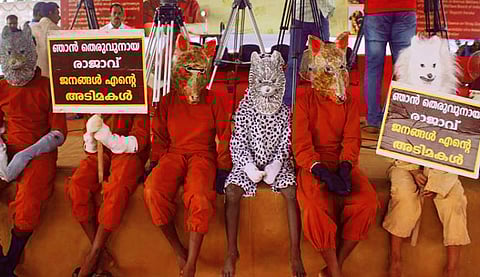 Industrialist Chittilappilly's war cry against strays, fasts for stray dog free Kerala