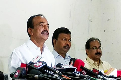 Eatala Rajendar issued the instruction verbally.