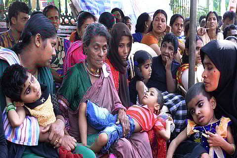 3183 Kerala endosulfan victims yet to be paid: Differently-abled kids, moms join protest