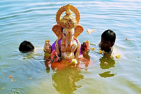 Telangana government should give an undertaking that this immersion will not happen from next year.