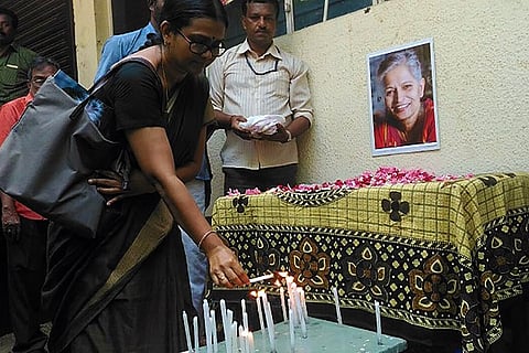 'Let our voices be heard louder': Kerala journalists protest Gauri Lankesh's murder