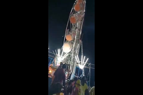 Car of giant wheel comes crashing down in Andhra, 10-year-old girl killed