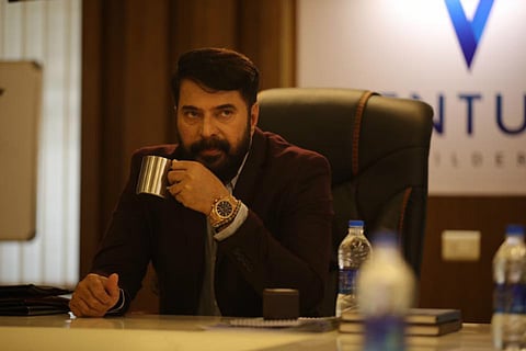 Shots from Mammootty's upcoming film 'The Great Father' leaked