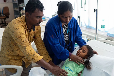 Six-yr-old Akshaya has a life-threatening disease, and you can help her survive
