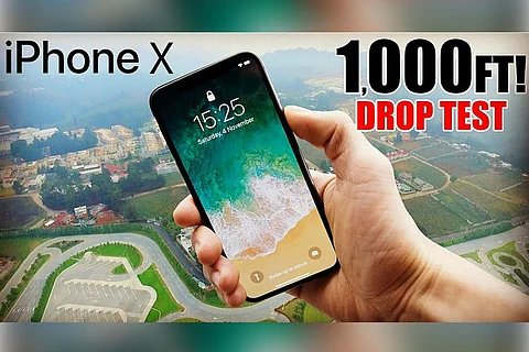 Watch: What happens when you drop an iPhoneX from 1,000 feet? It survives