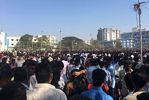 Not just Marina beach: Massive jallikattu protests in Coimbatore