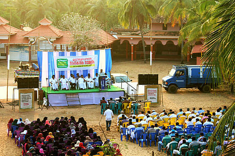 A Muslim community event needed extra space, this Kerala temple readily demolished its wall