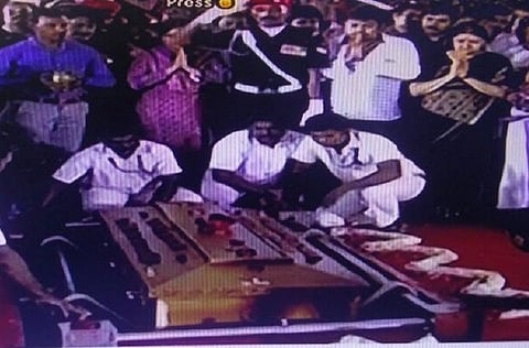 Why was Jayalalithaa buried, and not cremated?