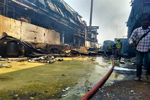 'Been living in fear': Fire in Hyd pharma unit, residents demand closure