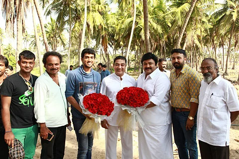 Kamal Haasan shows gratitude to Sivaji Ganesan, acts in his grandson's film