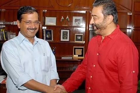 'Hoping for a positive announcement,' says AAP as Kejriwal set to meet Kamal in Chennai 