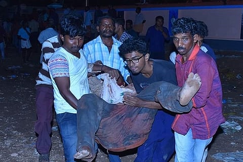 Hospitals in Kollam and Travancore Medical College struggle to save those injured in temple fire