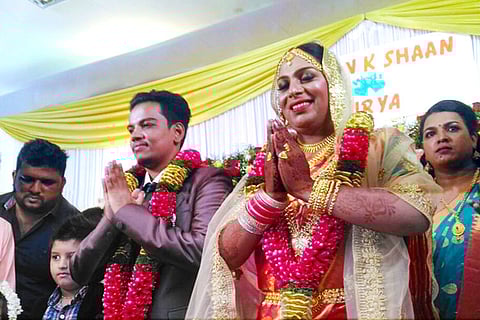 Trans couple gets married in Kerala: Moments from Ishan and Surya's grand wedding