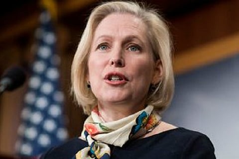 Senator Kirsten Gillibrand calls on Trump to resign over sexual assault allegations