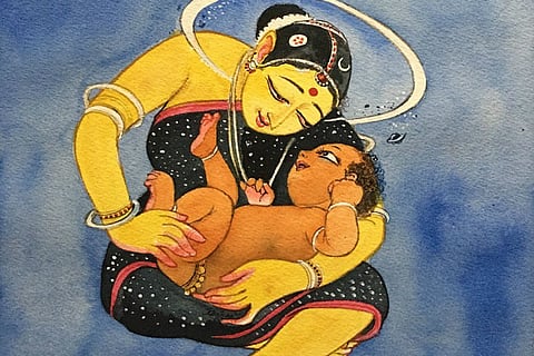 This artists's powerful illustrations on Krishna are winning hearts over the internet