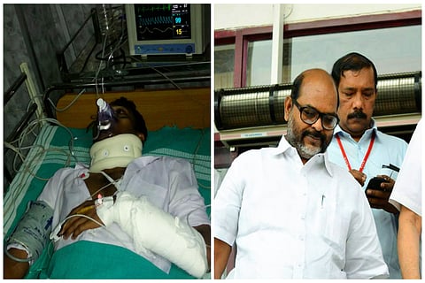 Male nurse in ICU after former CPI(M) MP and cronies assault him for telling MP to wait