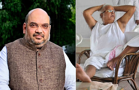 Video: Lalu says "mota aadmi" should not enter elevator after Amit Shah gets stuck in one