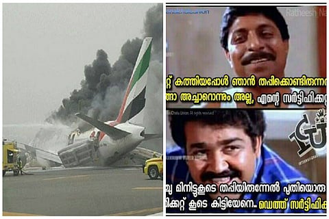Malayalis know how to take a joke: Hilarious memes mocking people on Emirates Dubai flight