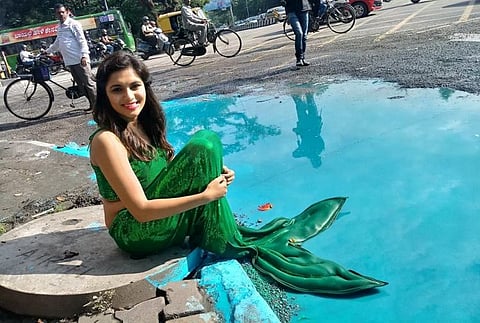 As Bengaluru's potholed streets flood, even the mermaids have come out to play