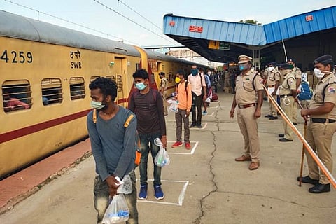 Only online booking of train can be done through IRCTC website