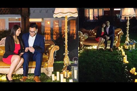 Indian guy in UK proposes to his girlfriend ‘Friends’ style, recreates opening credits set