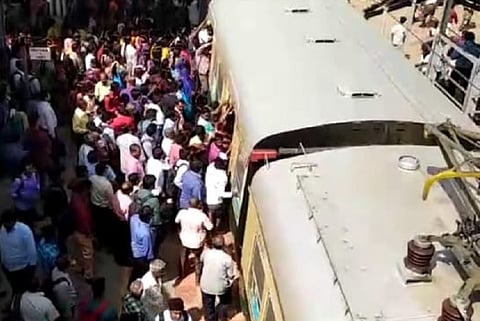 Four dead, many critical after falling off crowded local train in Chennai