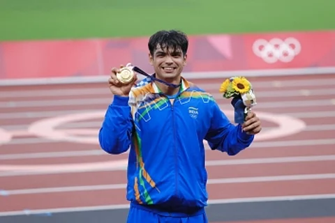 Olympic gold medal winner Neeraj Chopra