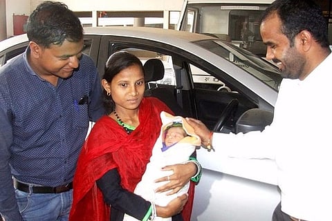 Woman delivers baby in Ola cab, gifted five years of free rides