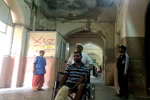 Patients, staff fear accidents as block in Hyd’s Osmania Gen Hospital is in disrepair