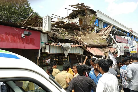 Three-storeyed building collapses in Palakkad, many feared trapped