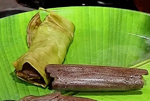 Nutritional delights: Love the kuzhakattai? Cook them wrapped in palm leaves!