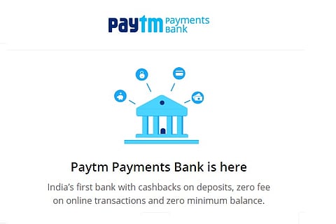 Paytm Payments Bank opens today, aims to reach 50 million customers by 2020