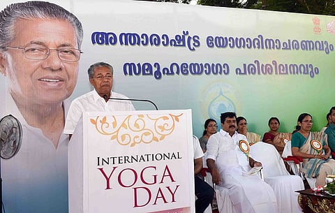 ‘Yoga is a form of exercise and not part of any religion’: Kerala CM on International Yoga Day