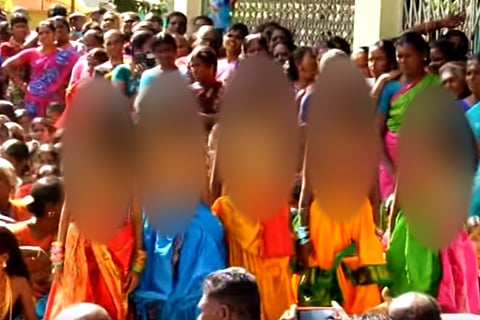 Video of bare chested minors in Madurai temple ritual: Collector asks parents to cover girls up