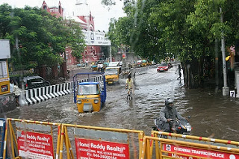 rain in Chennai