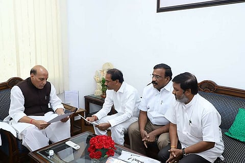 Rajnath Singh has assured us support against Cong govt's actions: Puducherry MLAs to TNM