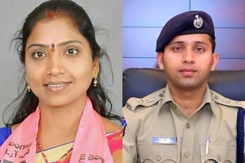 Telangana cop transferred days after mother-in-law MLA hints at joining Congress