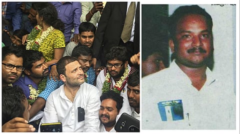 Where was Rahul Gandhi when a Dalit HCU student committed suicide in 2008?