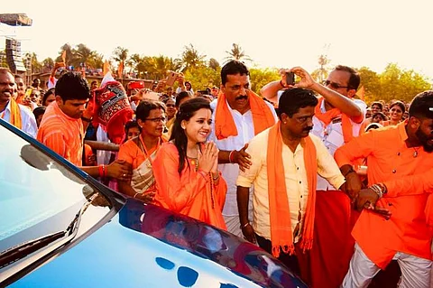 'Gift sisters swords to behead love jihadis': Sadhvi booked for hate speech in Kerala
