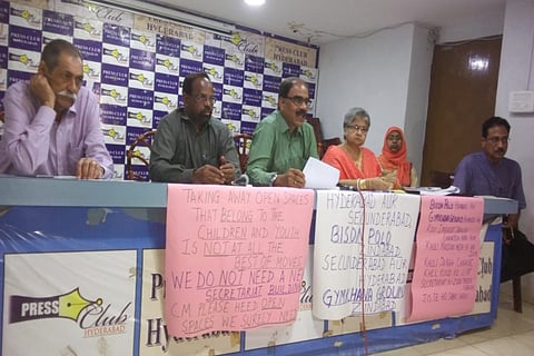 'Save Secunderabad's last lung space': Citizens protest against new Telangana Secretariat