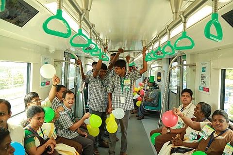 On Kochi Metro's 'journey of love', disabled children, elderly become first passengers