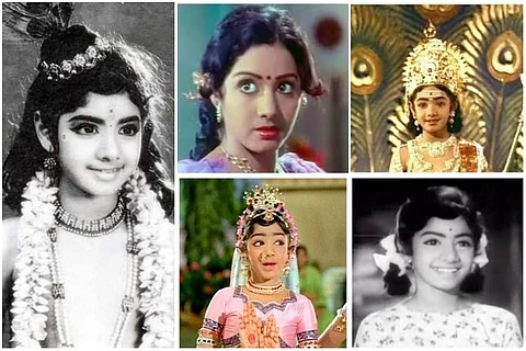 Baby Sridevi in pictures: From charming child to stunning teen