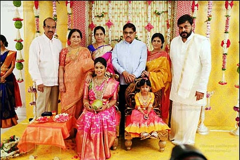 Tollywood star Chiranjeevi’s daughter gets hitched, actor shakes a leg at ceremony